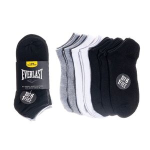Everlast Comfort No Show Soft Socks | 7 Pairs